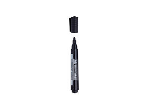 Маркер Buromax Permanent &quot;JOBMAX&quot;, round tip, black (BM.8700-01)