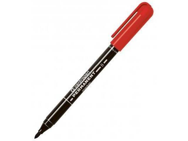 Маркер Centropen Permanent 2836 2 мм red (2836/02) - Фото 1