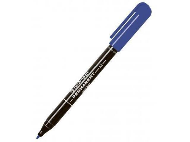Маркер Centropen Permanent 2846 1 мм blue (2846/03) - Фото 1