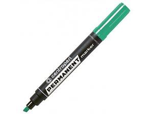 Маркер Centropen Permanent 8576 1-4,6 мм, chisel tip, green (8576/04)