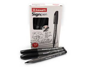 Маркер Luxor Sign Pen 1мм водяное основание черный 5111