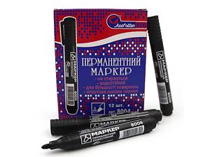 Маркер перманентний чорний J. Otten ECO кругл. кон., (DSCN0864)