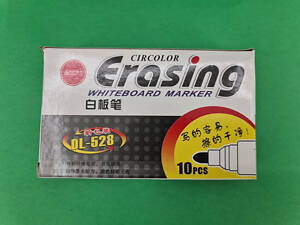 Маркер сухостираемый 'Erasing' №DL-528 черн. (10 шт)