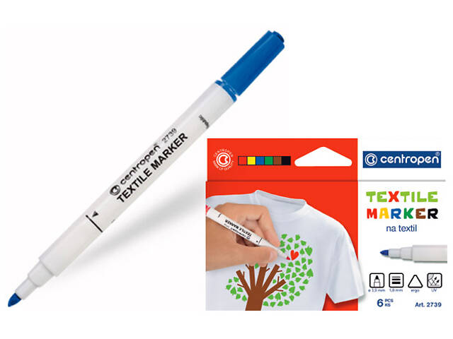 Маркеры для ткани и текстиля ‘Centropen’ Чехия - Фото NaN