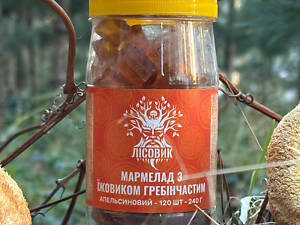 Мармелад з їжовиком гребінчастим зі смаком апельсина 120 шт