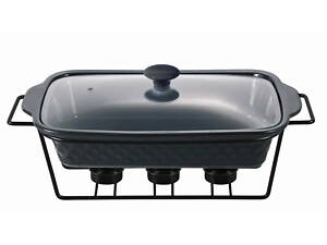 Марміт керамічний Kamille KM-6422 41 см 3 л чорний