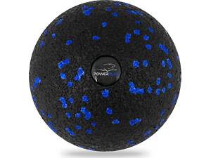 Масажний м'яч PowerPlay PP-4350 Epp Massage Ball (d8) Чорно/Синій
