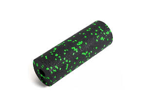 Масажний ролик (роллер) гладкий PowerPlay PP-4346 Mini EPP Foam Roller Чорно/Зелений (15x5,3см.)