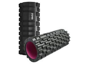 Масажний ролик (роллер) Power System PS-4050 Fitness Foam Roller Black/Pink (33x15см.)