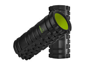 Масажний ролик (роллер) PowerPlay 4025 Massage Roller Чорно-зелений (33x15см.)