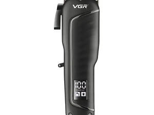 Машинка для стрижки LED профессиональная с насадками VGR V-683