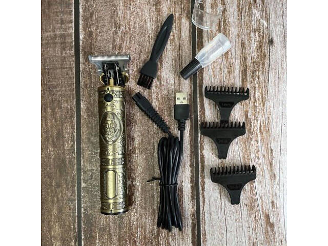 Машинка для стрижки чоловіча VGR V-085 Електробритва з насадками для бороди Машинка окантовка - Фото 9