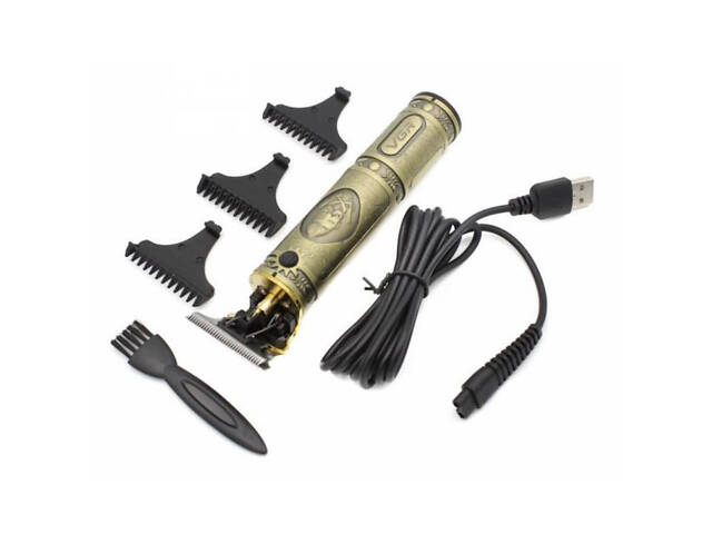 Машинка для стрижки чоловіча VGR V-085 Електробритва з насадками для бороди Машинка окантовка - Фото 11