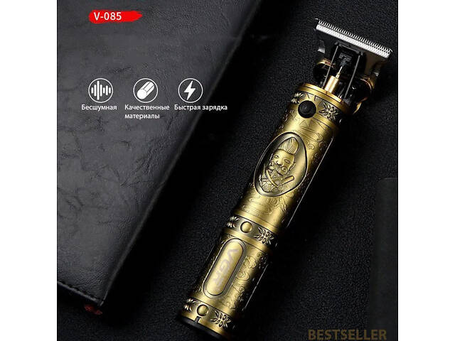 Машинка для стрижки чоловіча VGR V-085 Електробритва з насадками для бороди Машинка окантовка - Фото 32