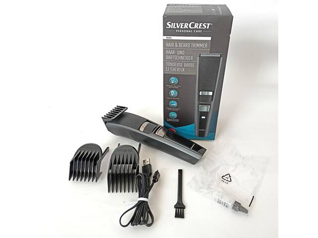 Машинка для стрижки, триммер для волосся та бороди SilverCrest SHBS 3.7 B2 (60 хв., Німеччина) - Фото 9