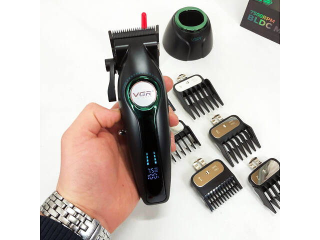 Машинка для стрижки VGR V-010 Professional Metal - Фото 14