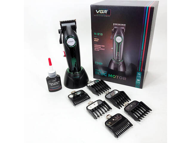 Машинка для стрижки VGR V-010 Professional Metal - Фото 18