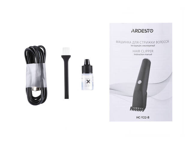 Машинка для стрижки волосся Ardesto HС-Y22-B 5 Вт чорна - Фото 10