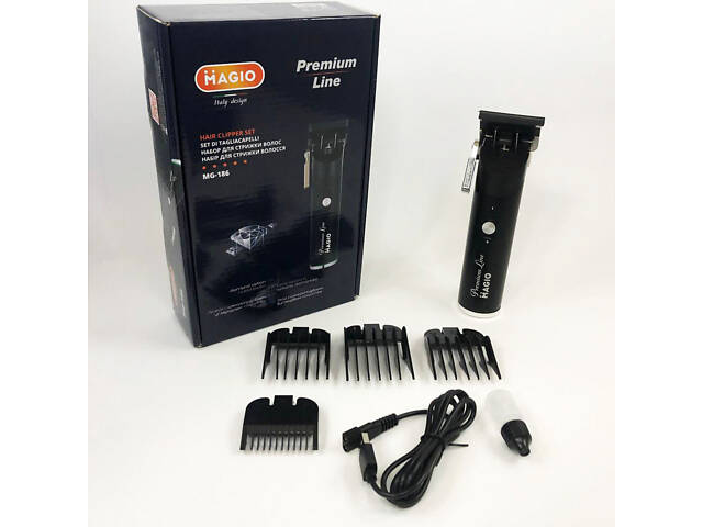 Машинка для стрижки волосся MAGIO MG-186, електромашинка для волосся, машинка для стрижки чоловіча - Фото 5