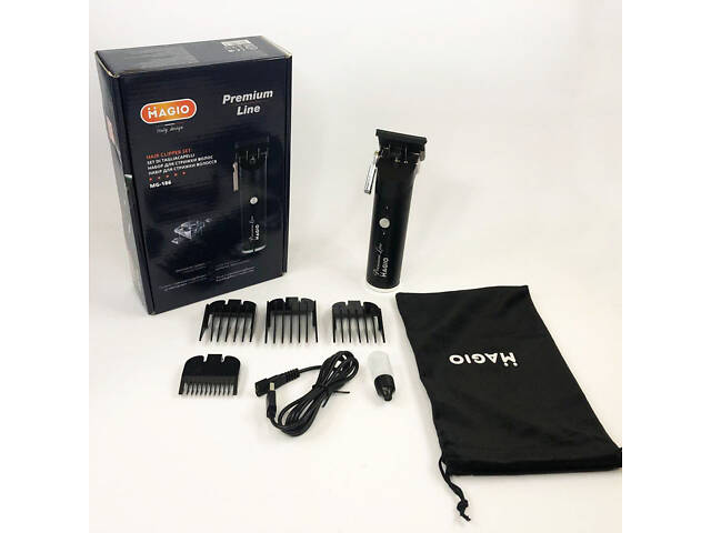 Машинка для стрижки волосся MAGIO MG-186, електромашинка для волосся, машинка для стрижки чоловіча - Фото 6