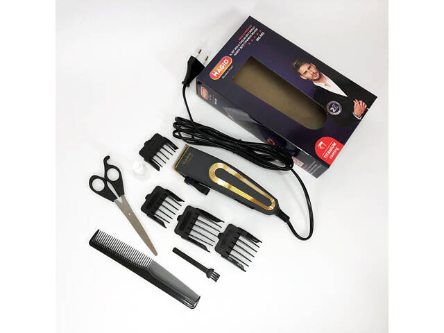 Машинка для стрижки волосся MAGIO MG-593, Професійна електробритва для стрижки волосся домашня - Фото 7