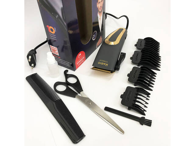 Машинка для стрижки волосся MAGIO MG-593, Професійна електробритва для стрижки волосся домашня - Фото 9