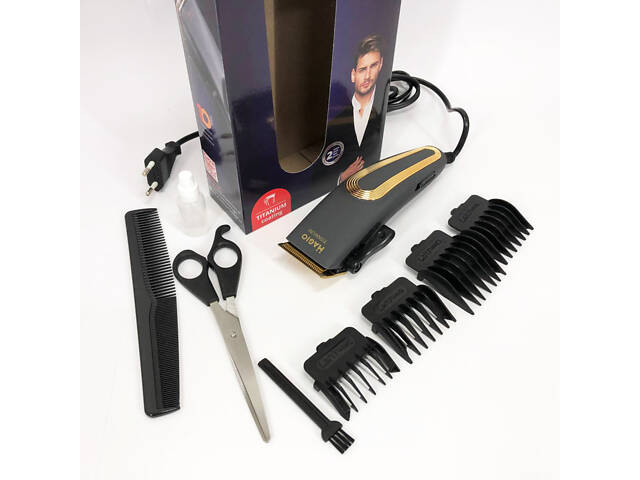 Машинка для стрижки волосся MAGIO MG-593, Професійна електробритва для стрижки волосся домашня - Фото 12
