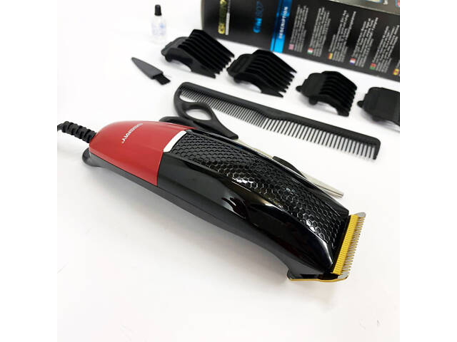 Машинка для стрижки волосся професійна Gemei GM-807, Стильна машинка для стрижки та гоління - Фото 3