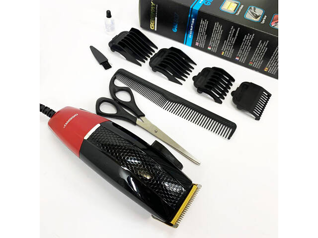Машинка для стрижки волосся професійна Gemei GM-807, Стильна машинка для стрижки та гоління - Фото 15