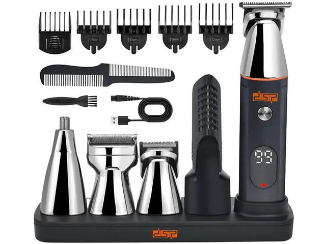 Машинка для стрижки волосся 5в1 XPRO DSP 90642 (45209-90642_617) - Фото 1