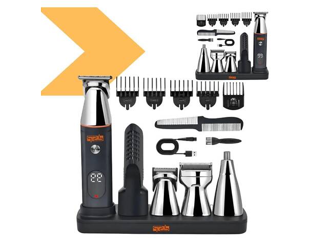 Машинка для стрижки волосся 5в1 XPRO DSP 90642 (45209-90642_617) - Фото 2