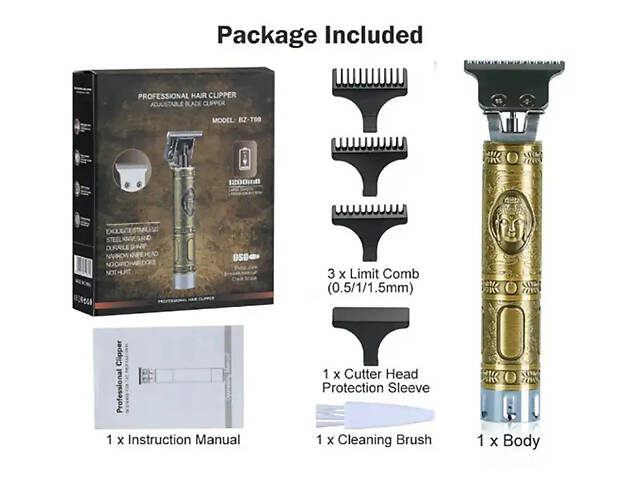Машинка для стрижки волосся Professional Hair Clipper WS-T99 - Фото 1