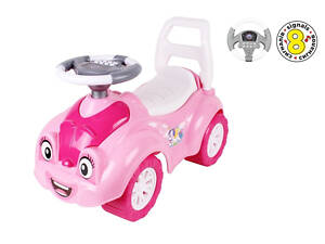 Машинка каталка для прогулянок ТехноК рожева Принцеса