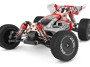 Машинка на радиоуправлении 1:14 багги WL Toys 144001 4WD (красный)