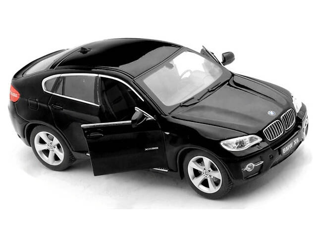 Машинка радиоуправляемая 1:24 Meizhi BMW X6 металлическая (черный) - Фото 3
