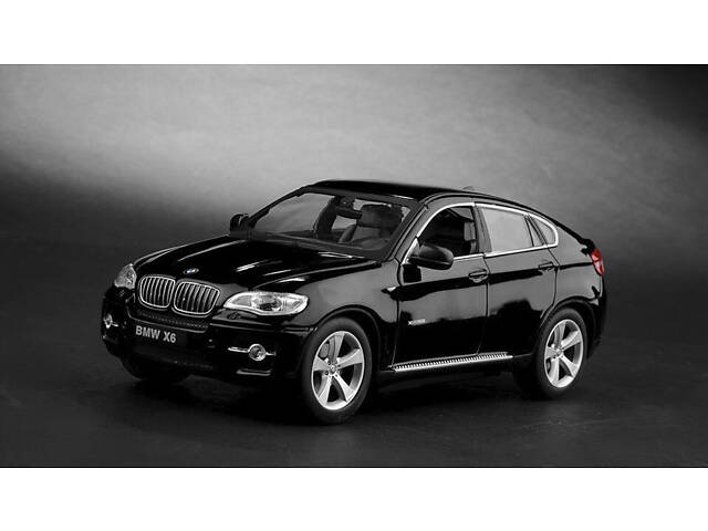 Машинка радиоуправляемая 1:24 Meizhi BMW X6 металлическая (черный) - Фото 5