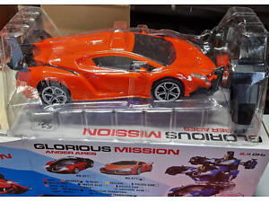 Машинка трансформер Ламборгини с пультом №1418