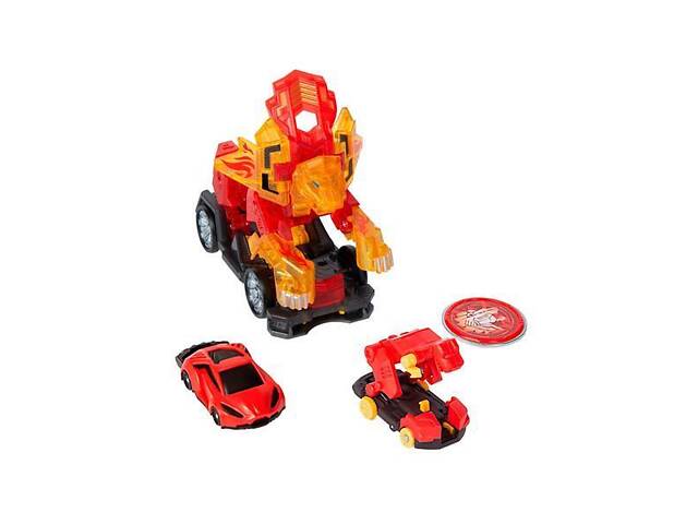 Машинка-трансформер Screechers Wild! S4 L3 Уайльдфайер Лайон (EU685302)