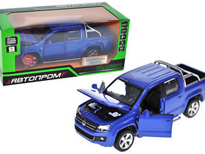 Машина металева 'АВТОПРОМ' 68365 1:30 Volkswagen Amarok, батарейка, світло, звук, відкриваються двері, кор.