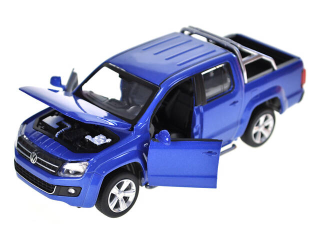Машина металева 'АВТОПРОМ' 68365 1:30 Volkswagen Amarok, батарейка, світло, звук, відкриваються двері, кор. - Фото 2