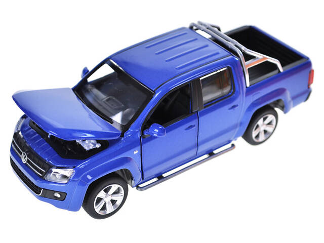 Машина металева 'АВТОПРОМ' 68365 1:30 Volkswagen Amarok, батарейка, світло, звук, відкриваються двері, кор. - Фото 5