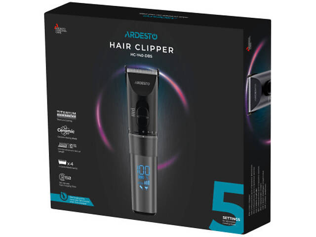 Машинка для стрижки Ardesto HC-Y40-DBS - Фото 7