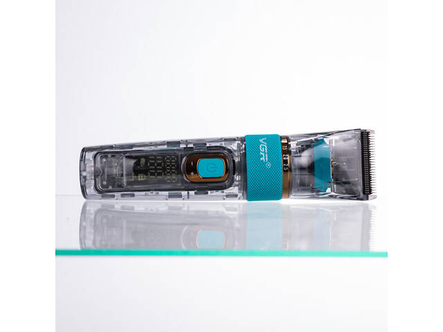 Машинка для стрижки профессиональная Синяя VGR V-695 - Фото 17