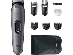 Машинка для стрижки волосся Braun All-in-One Series 3 AIO3540 2 Вт сірий