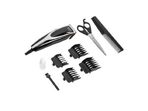 Машинка для стрижки волос MAGIO MG-184 дротова кераміка титан 4 насадки