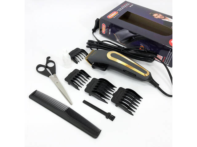 Машинка для стрижки волосся MAGIO MG-593, Професійна електробритва для стрижки волосся домашня - Фото 6