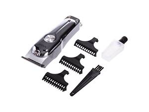 Машинка для стрижки волосся акумуляторна Сріблястий VGR V-071