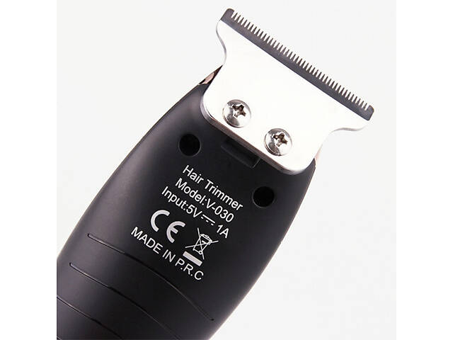 Машинка для стрижки волосся VGR V-030, чорна - Фото 2