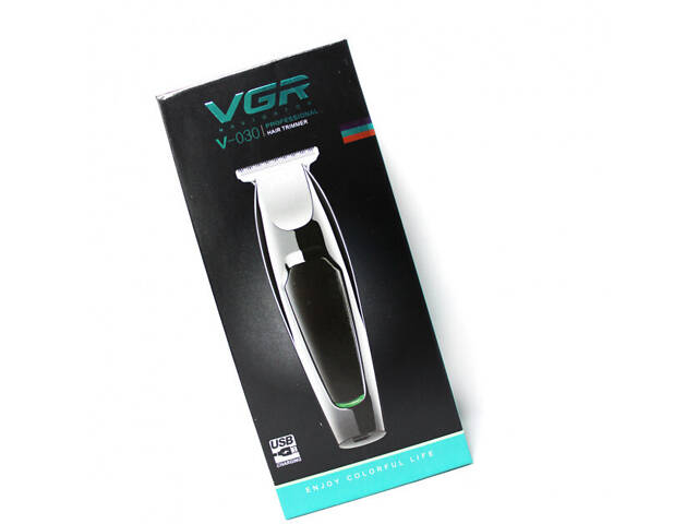 Машинка для стрижки волосся VGR V-030, чорна - Фото 6