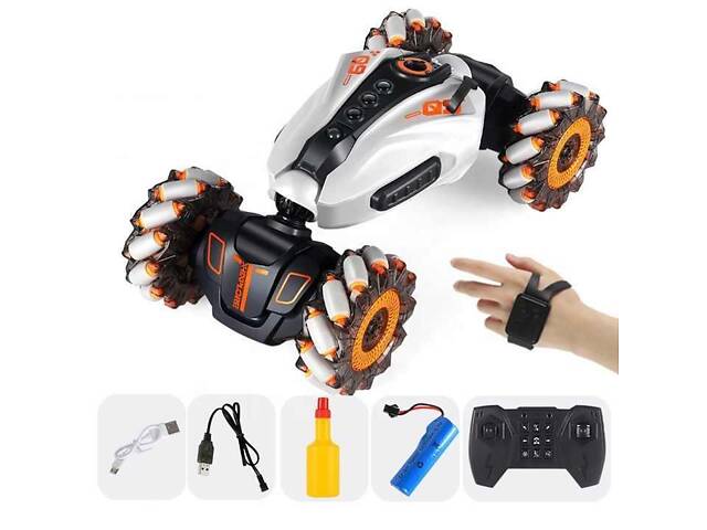 Машинка перевёртыш на радиоуправлении 2277-3B + парогенератор + браслет управления от руки - Фото 2